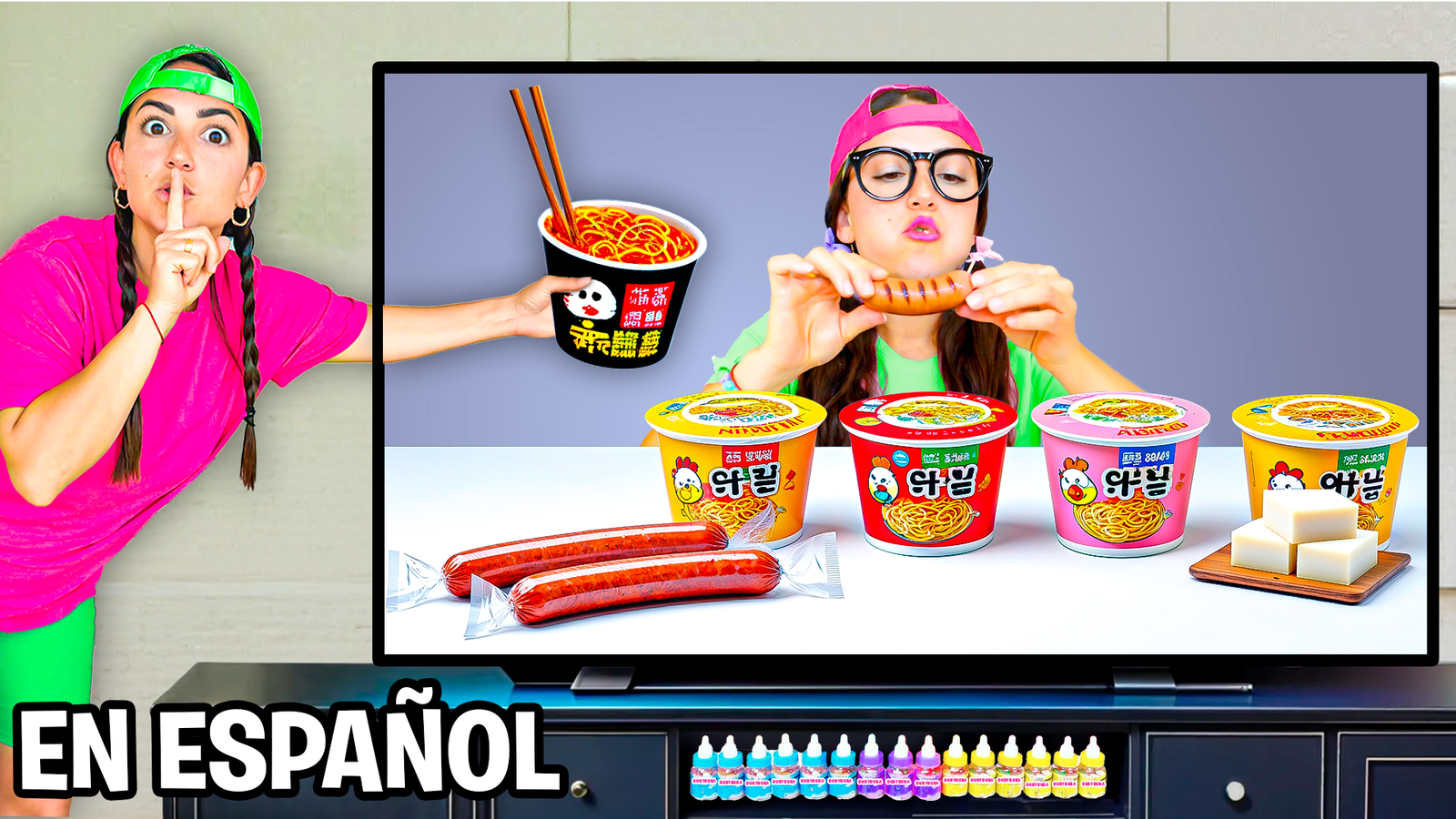 Probando chicles explosivos